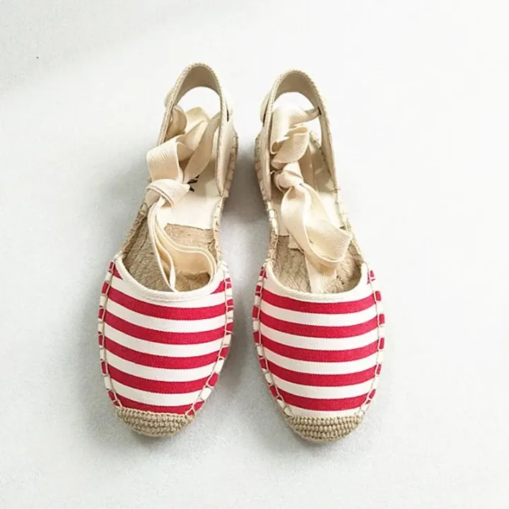 Capucine Breton Stripe Espadrille Sandals