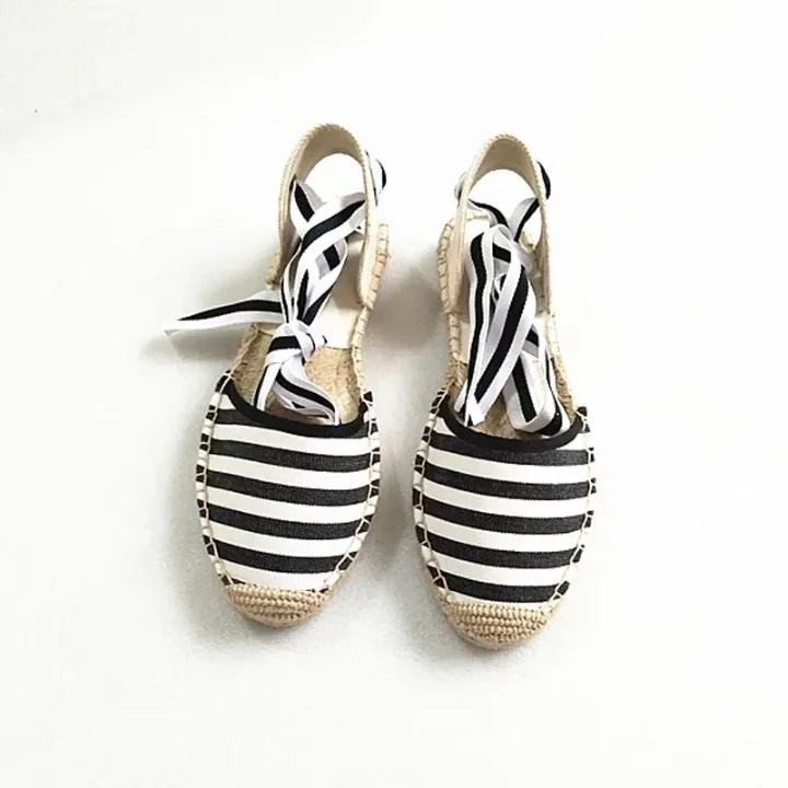 Capucine Breton Stripe Espadrille Sandals