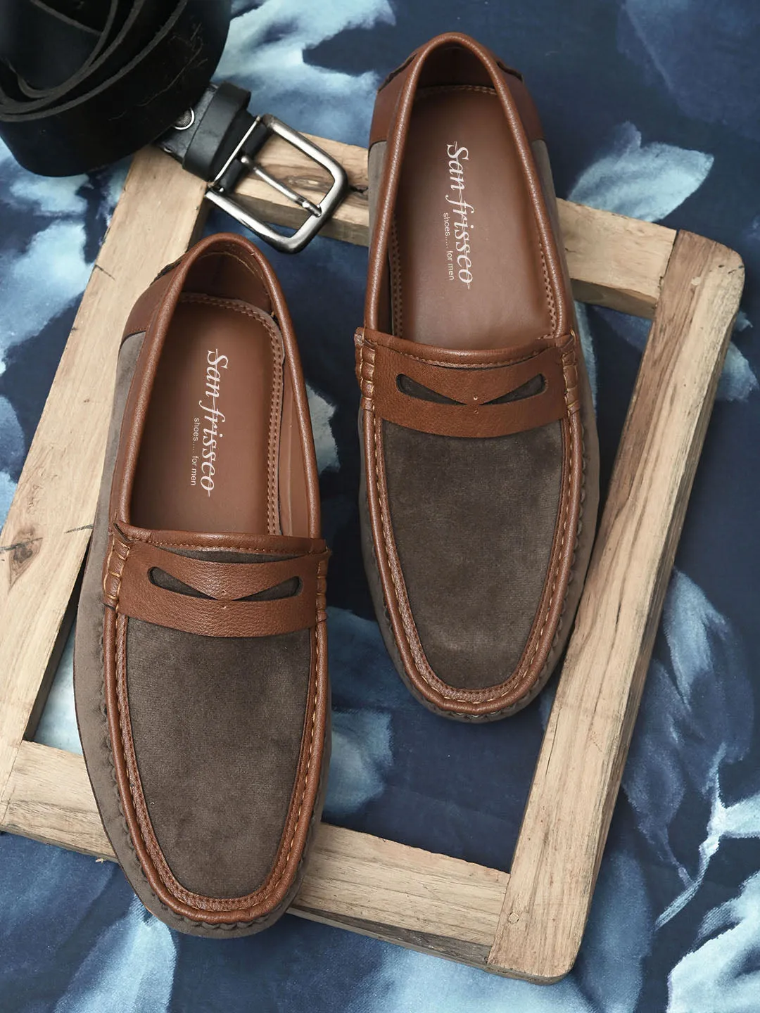 Cassio Tan Driving Loafers