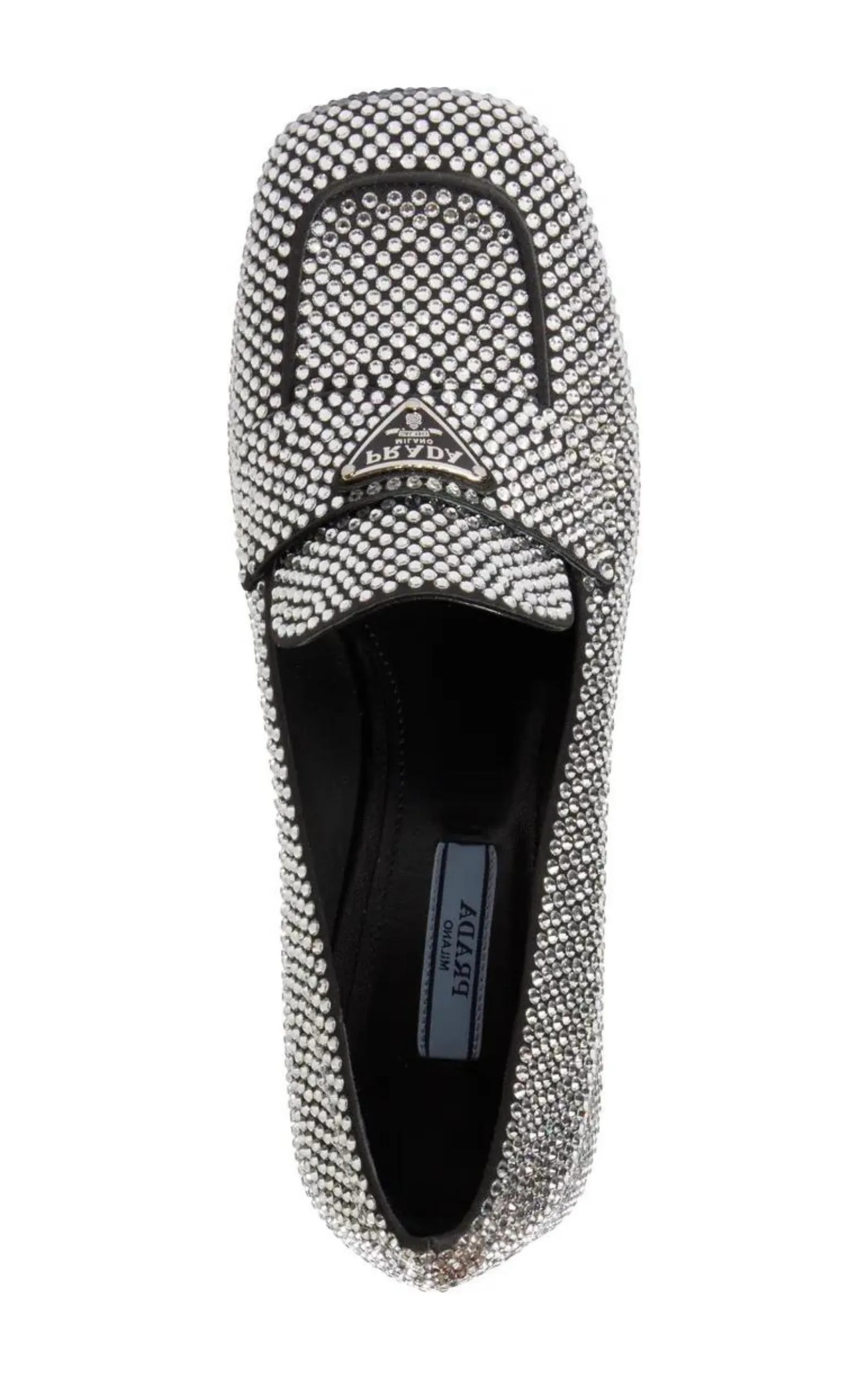 Crystal-embellished Logo-plaque Loafers