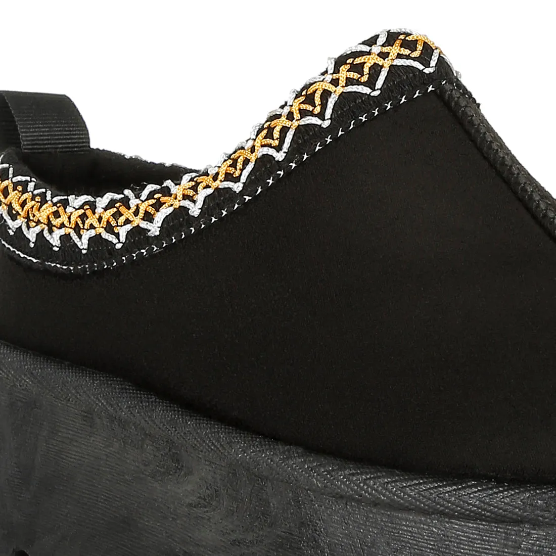 Embroidered Platform Classic Slip-On