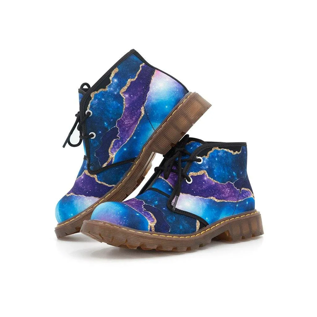 Galaxy Marble Chukka Ankle Boots