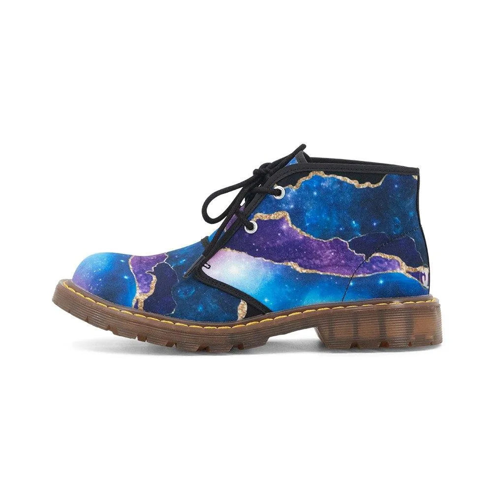 Galaxy Marble Chukka Ankle Boots