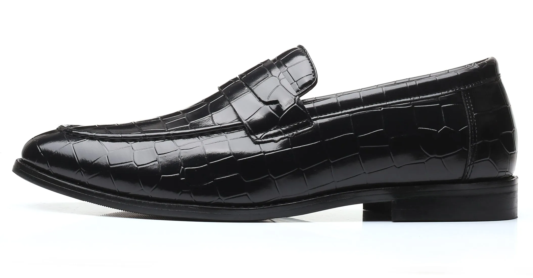 Men's Checkered Penny Loafers