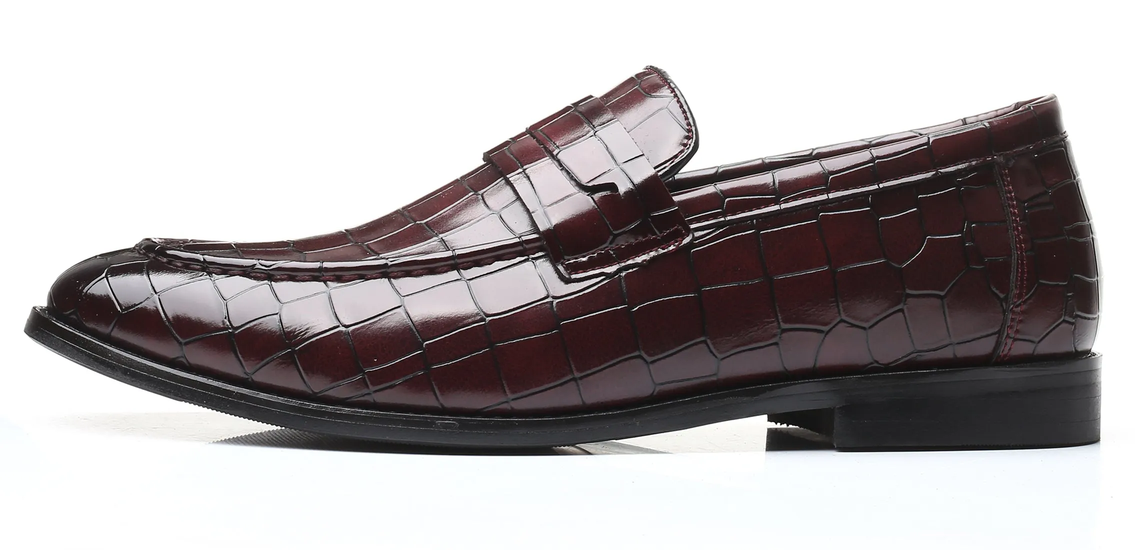 Men's Checkered Penny Loafers