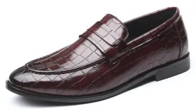 Men's Checkered Penny Loafers