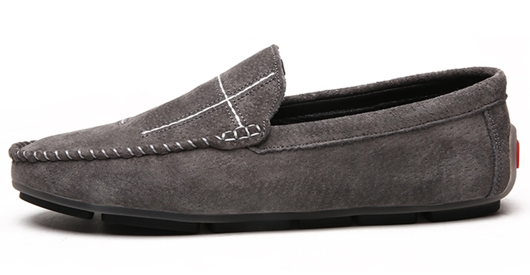 Men's Suede Cross Driving Moccasins