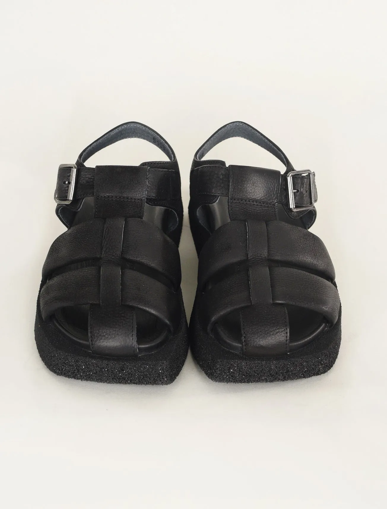 Modern Fisherman Sandal, Black