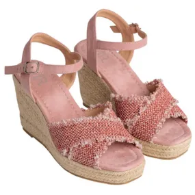 Online Exclusive | Elinor Wedge with Ankle Strap in Pink