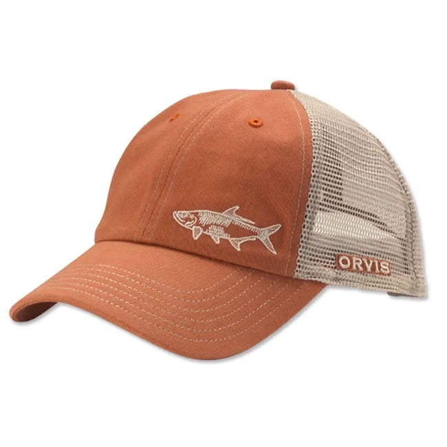 Orvis Saltwater Bum Mesh Cap/Tarpon Orange