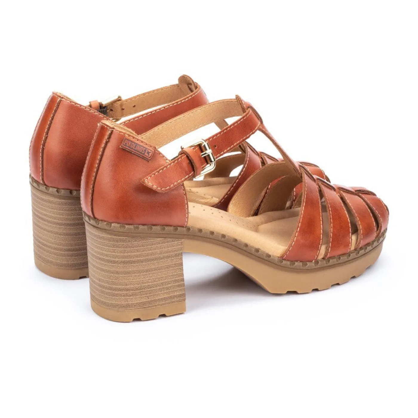 Pikolinos Canarias W8w-1873 Women's Heeled Sandals in Brick