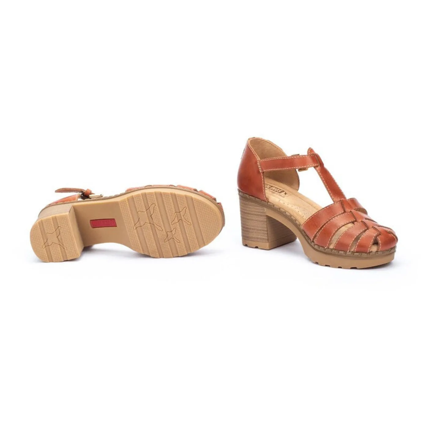 Pikolinos Canarias W8w-1873 Women's Heeled Sandals in Brick