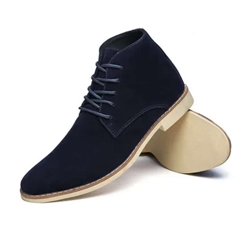 Stylish suede chukka boots for men, robust casual shoes