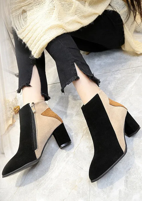 Women's Autumn/Winter Casual Heeled Ankle Boots