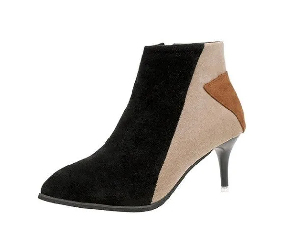 Women's Autumn/Winter Casual Heeled Ankle Boots