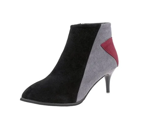 Women's Autumn/Winter Casual Heeled Ankle Boots