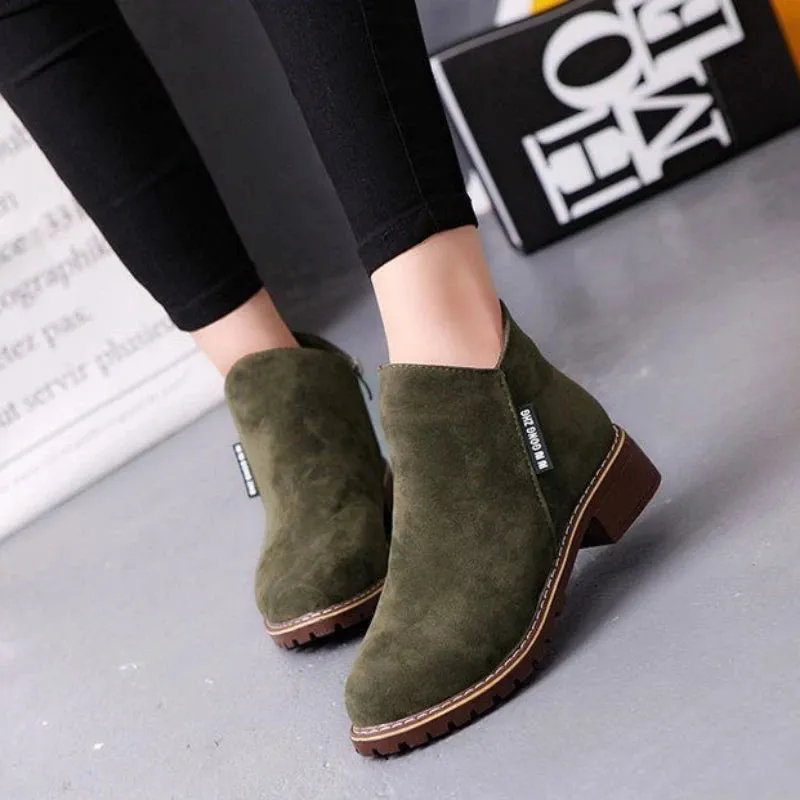 Women's Suede Chelsea Boots