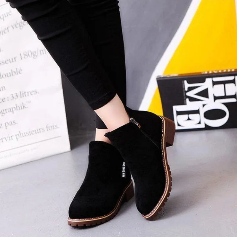 Women's Suede Chelsea Boots