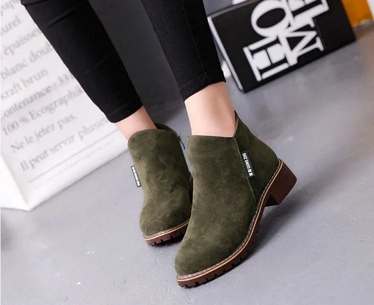 Women's Suede Chelsea Boots