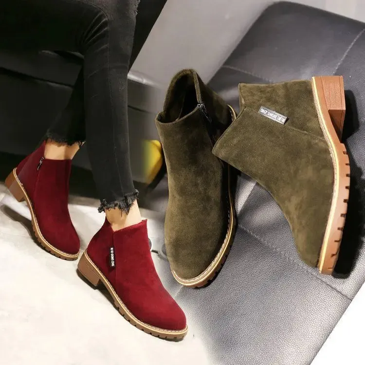 Women's Suede Chelsea Boots