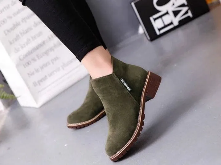 Women's Suede Chelsea Boots