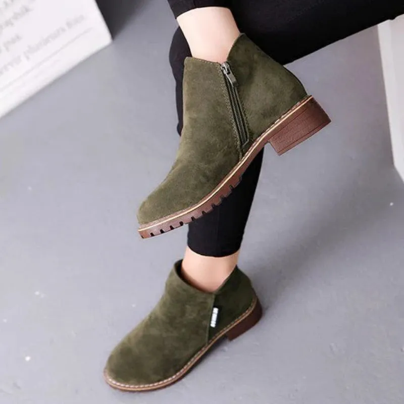 Women's Suede Chelsea Boots