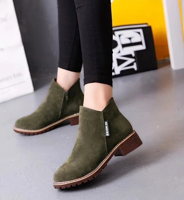 Women's Suede Chelsea Boots