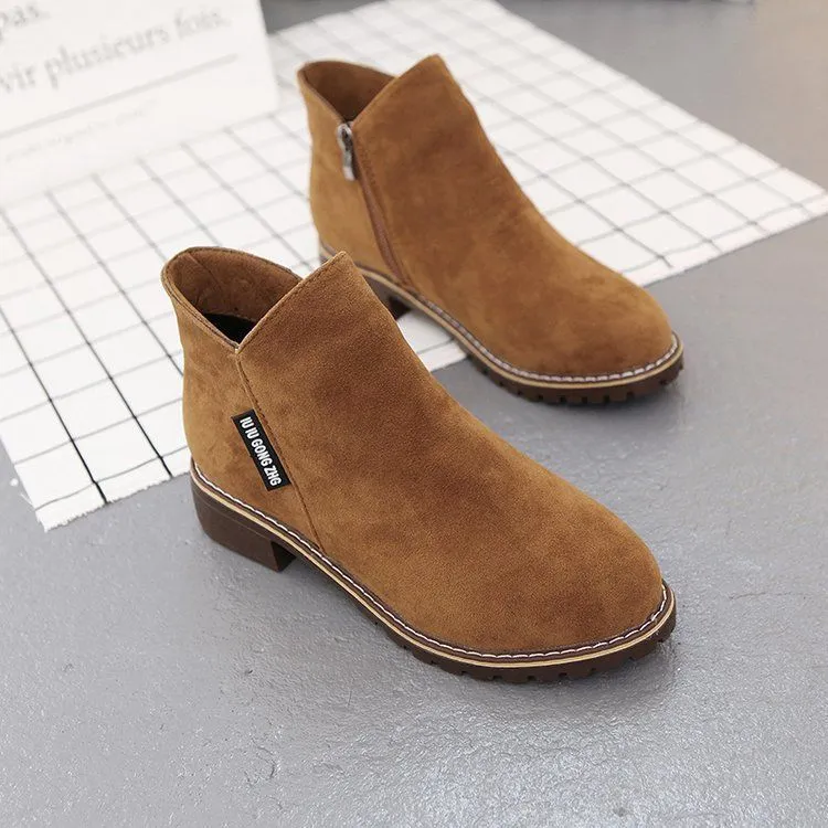 Women's Suede Chelsea Boots