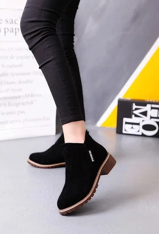 Women's Suede Chelsea Boots