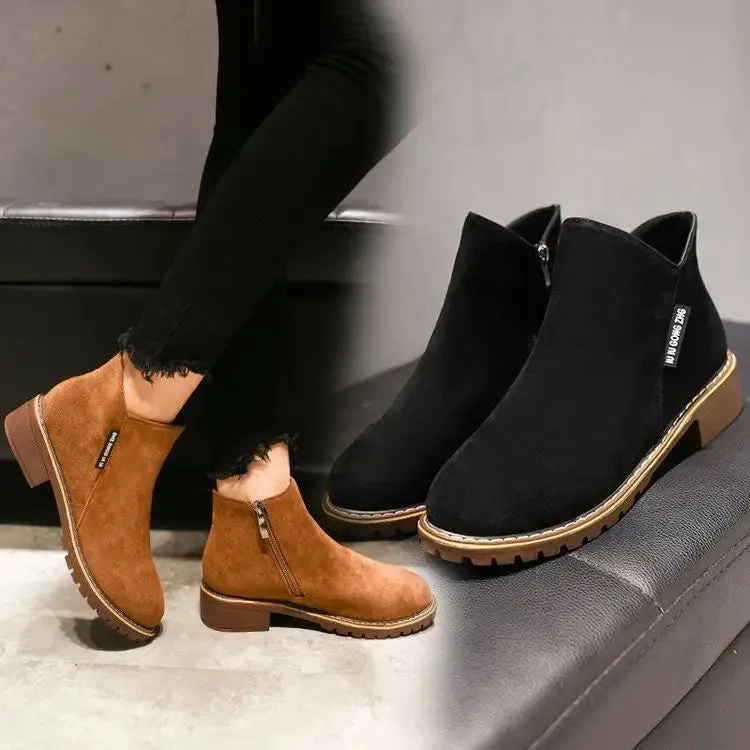 Women's Suede Chelsea Boots