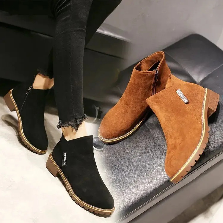 Women's Suede Chelsea Boots