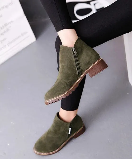 Women's Suede Chelsea Boots