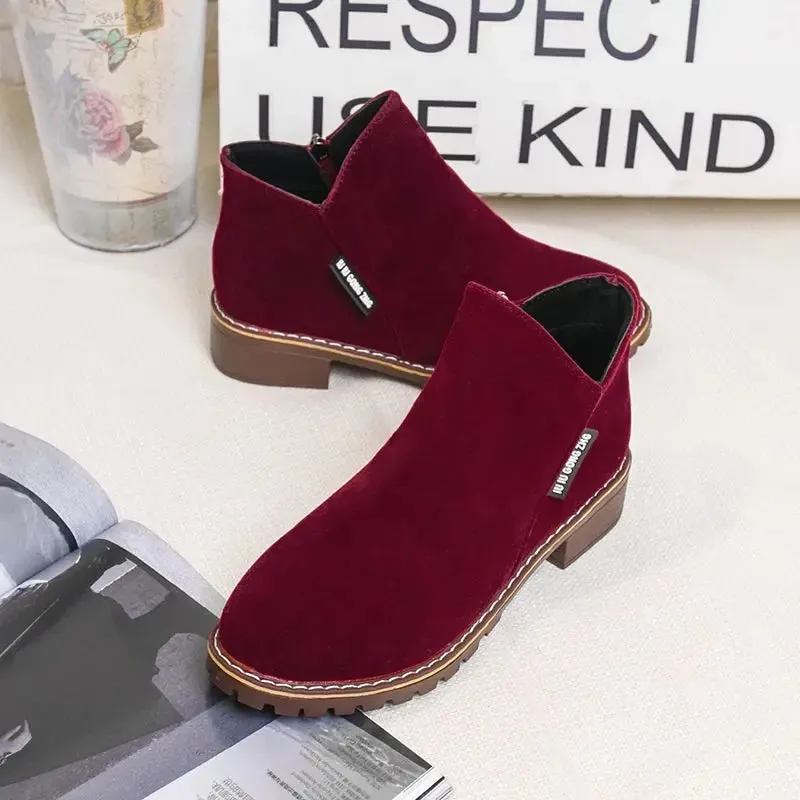 Women's Suede Chelsea Boots