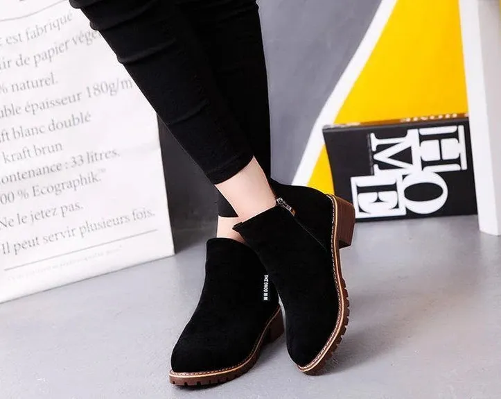 Women's Suede Chelsea Boots